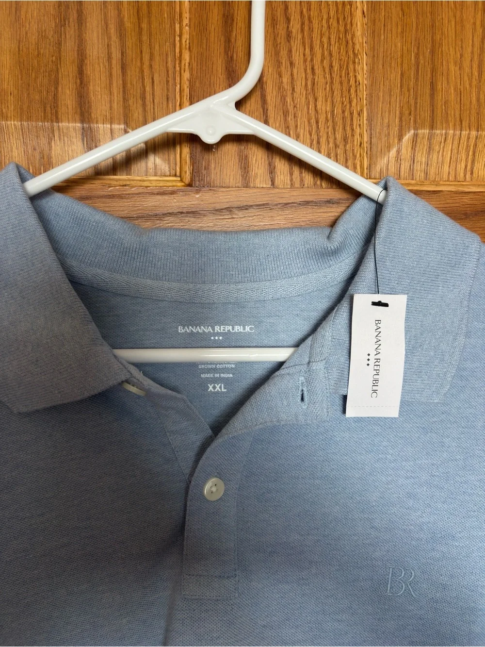 Banana Republic Men’s Light Blue Polo Shirt